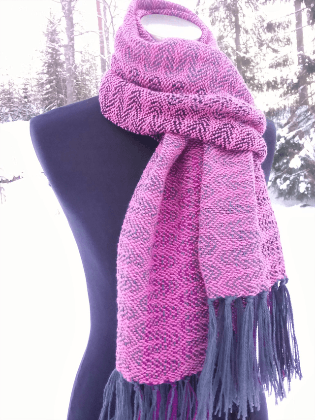 Huivi / Scarf, villa/puuvillasilkki
