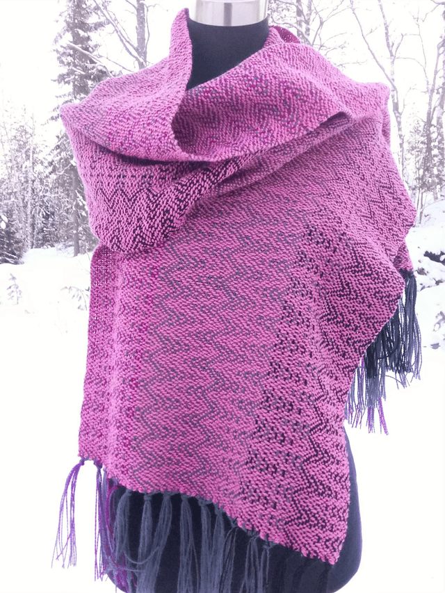 Huivi / Scarf, villa/puuvillasilkki