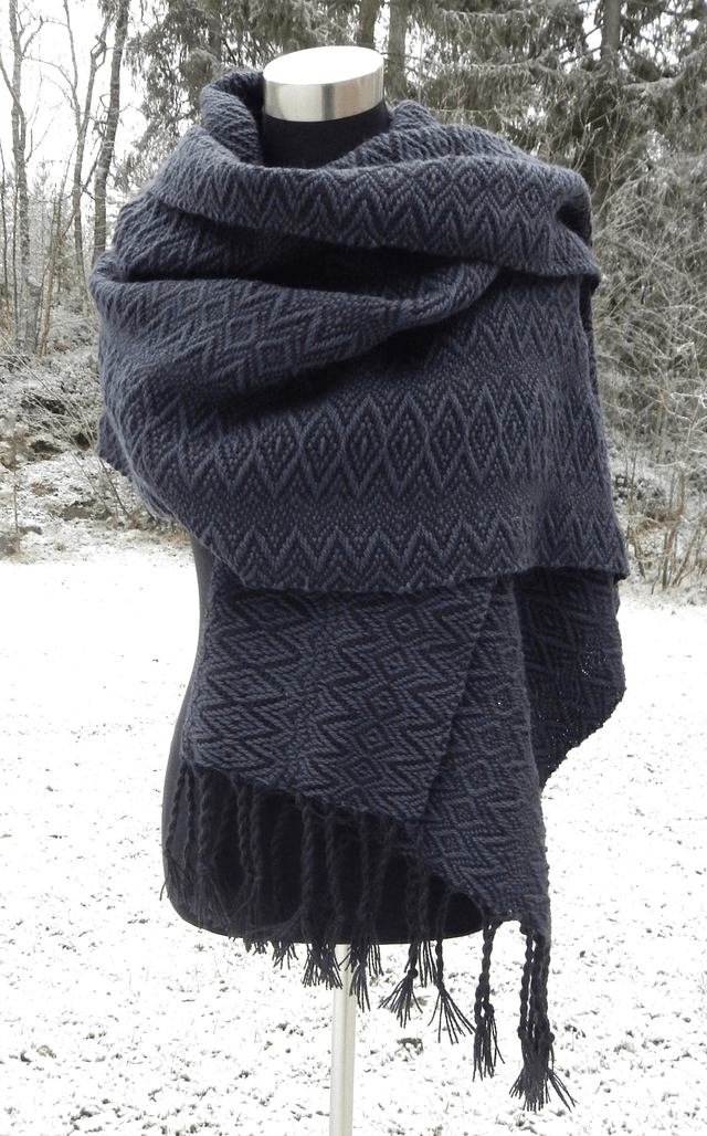 Syys- Shaali tilaustyönä / Autumn- Shawl, custom-order