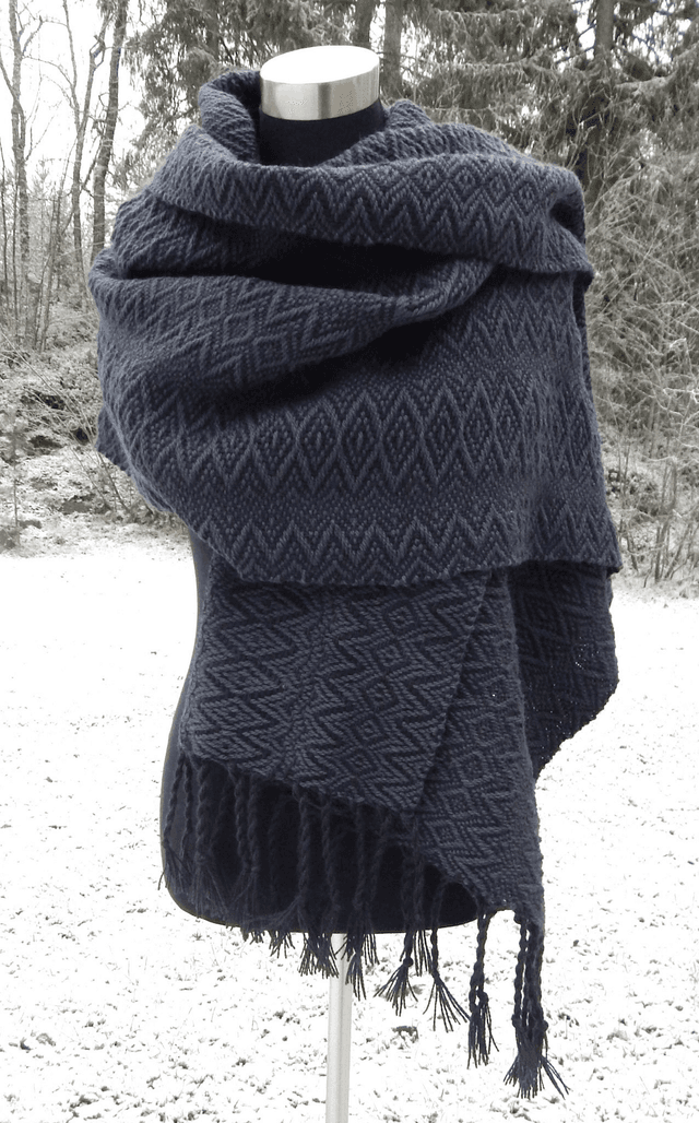 Syys- Shaali tilaustyönä / Autumn- Shawl, custom-order