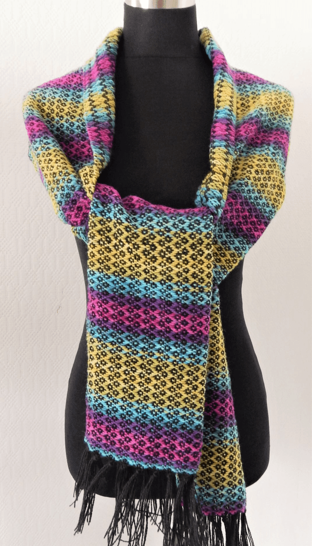 Värikäs huivi / Colorful Scarf