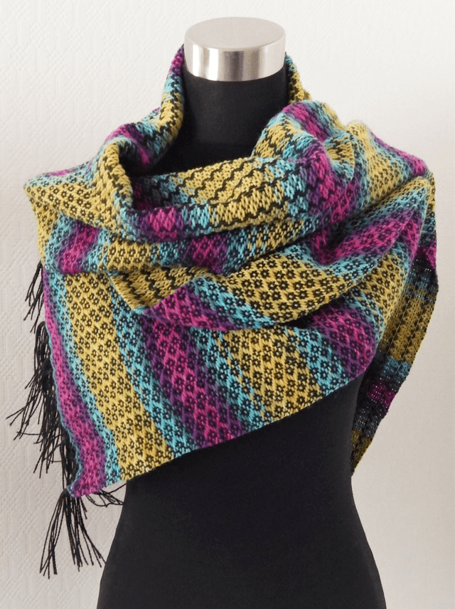 Värikäs huivi / Colorful Scarf